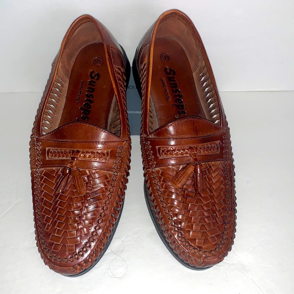 Sunsteps Hand Woven Italian Tassel Loafers 9.5
